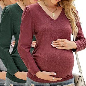 NWT Molliya Maternity shirt sz Medium with cinched sides